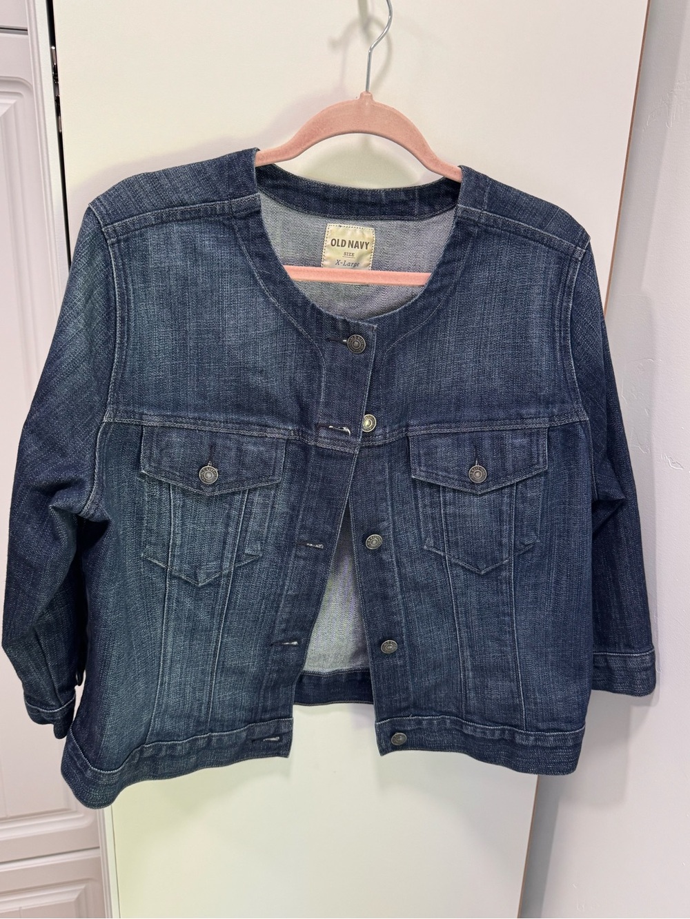 OLD NAVY Women's Dark Blue Denim Jacket